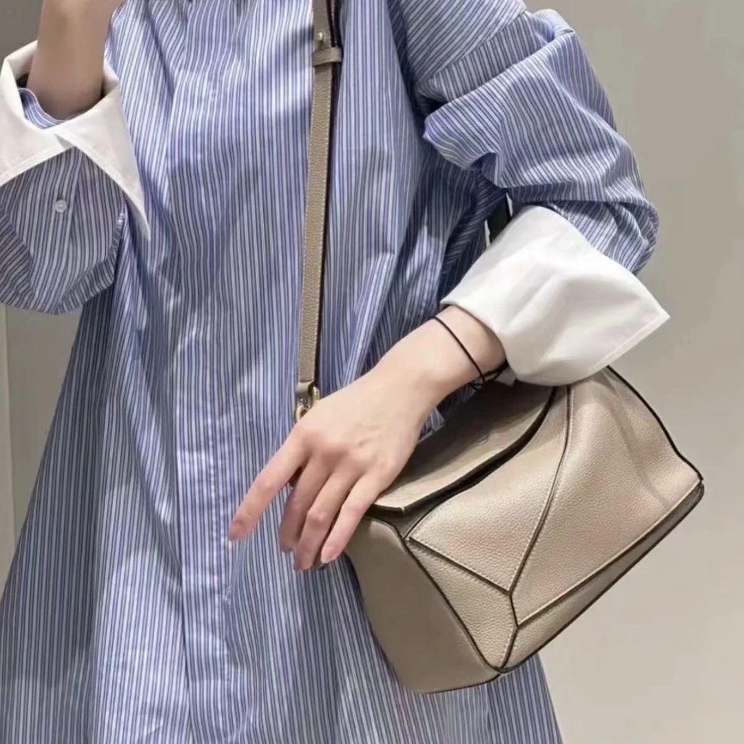 95新 LOEWE/罗意威 罗意威/小号puzzle斜挎包/送中检