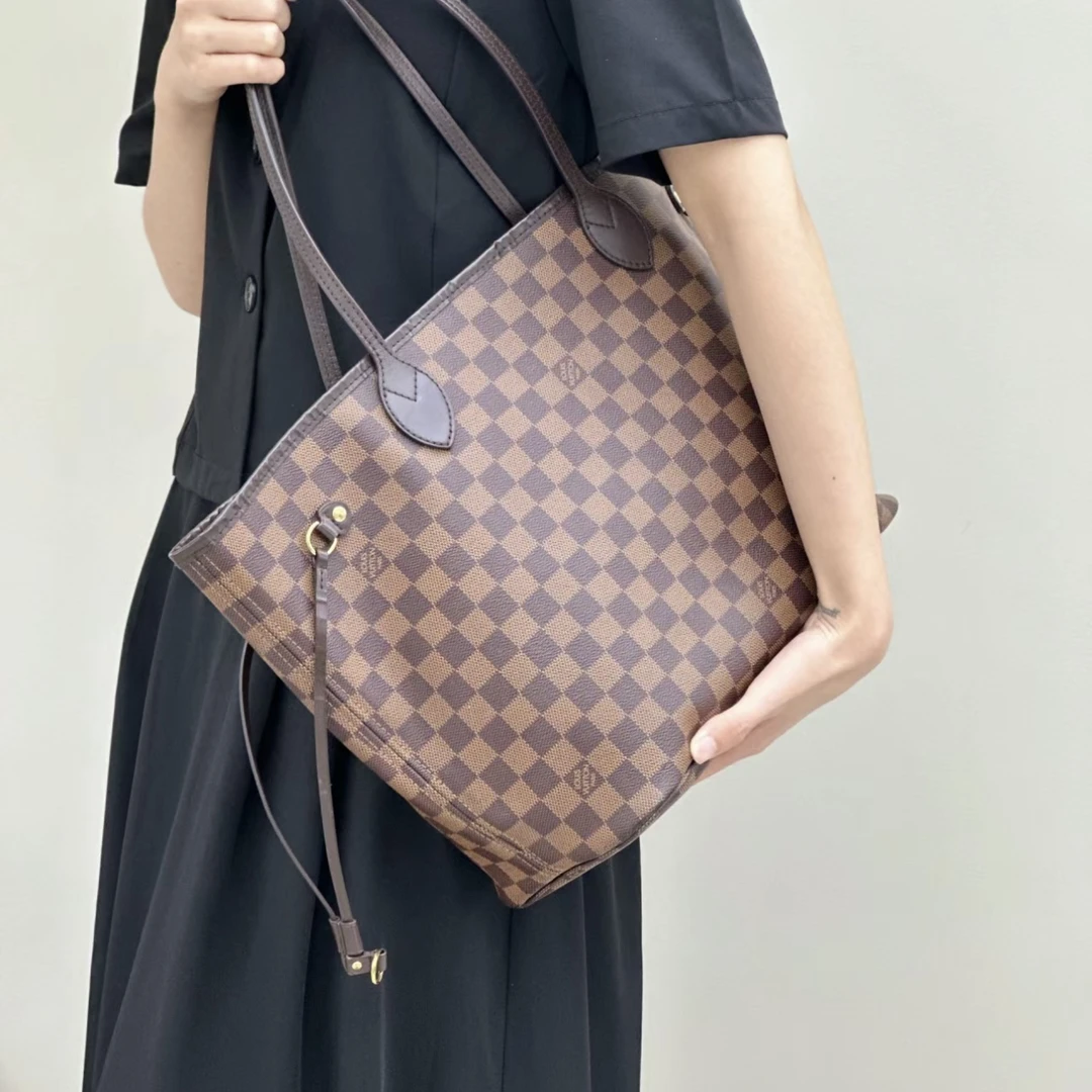 95新 LouisVuitton/路易威登 LV/棋盘格nf带子送中检2468