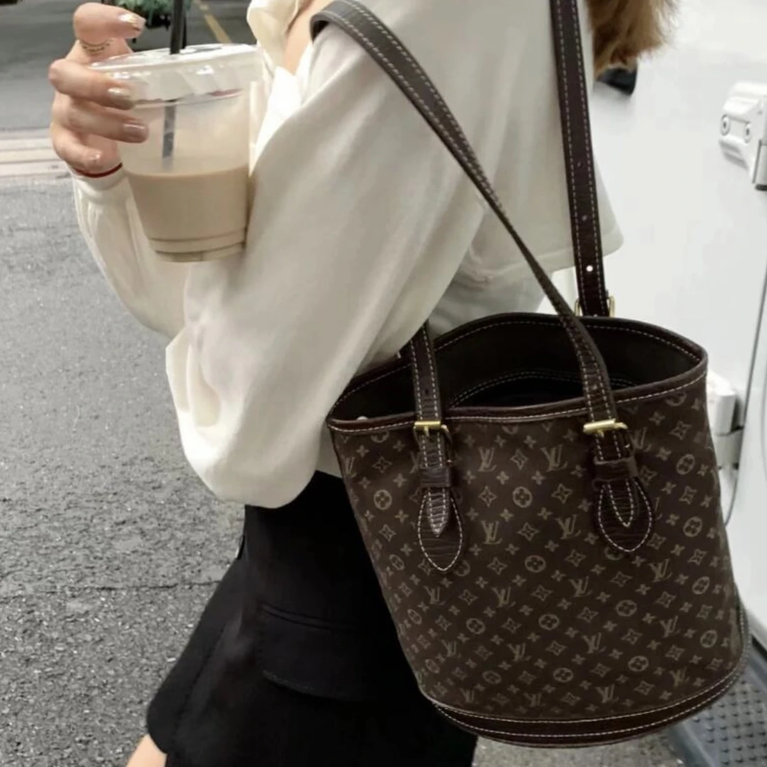 95新 LouisVuitton/路易威登 lv/单宁小水桶/2520/送中检
