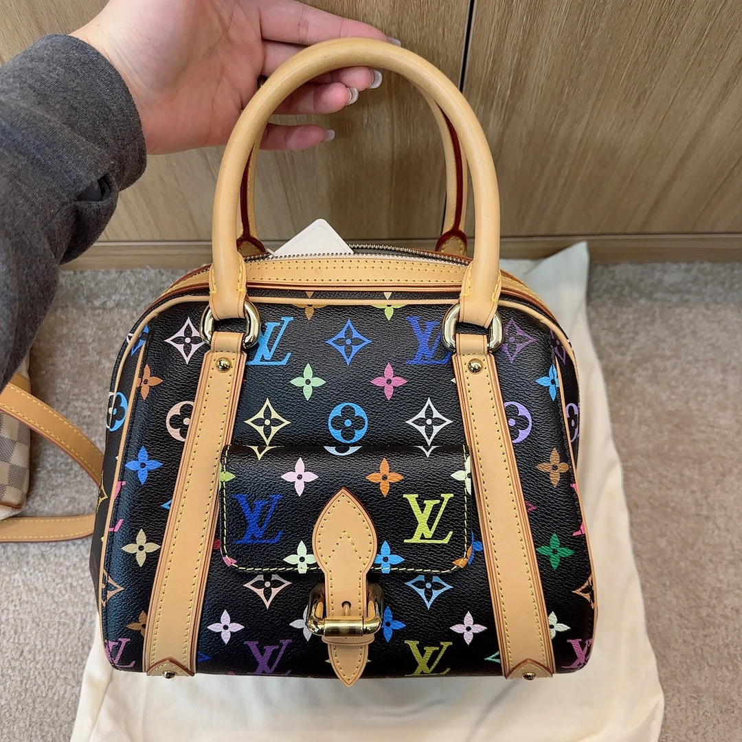 95新 LouisVuitton/路易威登 LV黑三彩保龄球/07年/送中检