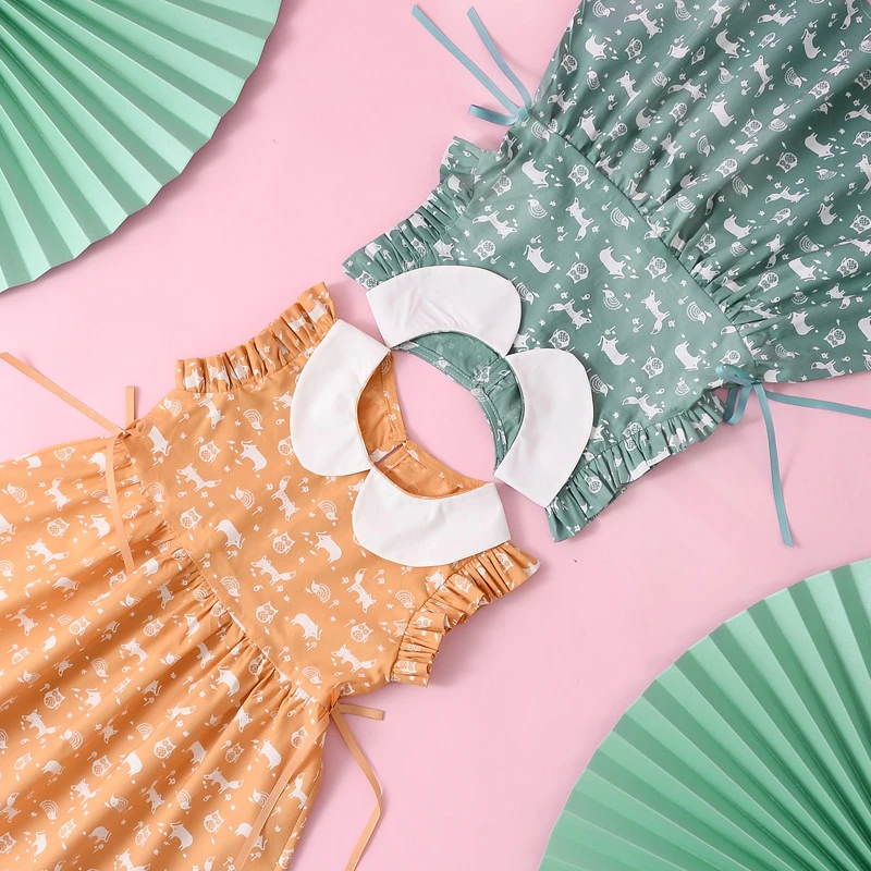 女宝宝夏季薄款裙子2025新款小女孩夏装裙女童洋气连衣裙QD00298