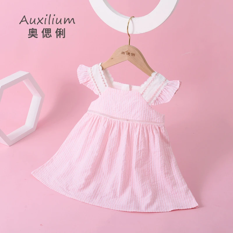 女宝宝夏季童装新款裙子儿童时尚公主裙女童洋气连衣裙QD00313