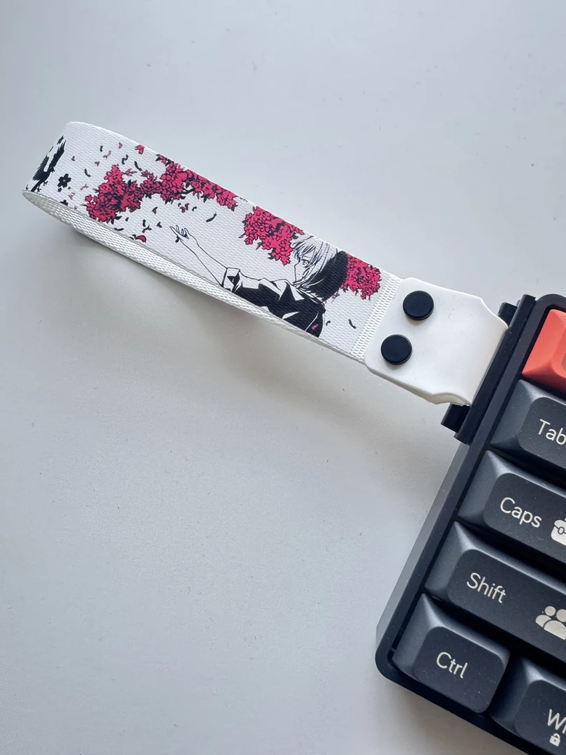 樱花女孩键帽键盘飘带织带装饰带各种美加狮键盘通用送配件