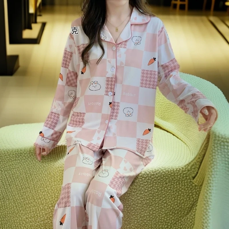 新款女式睡衣套装舒适