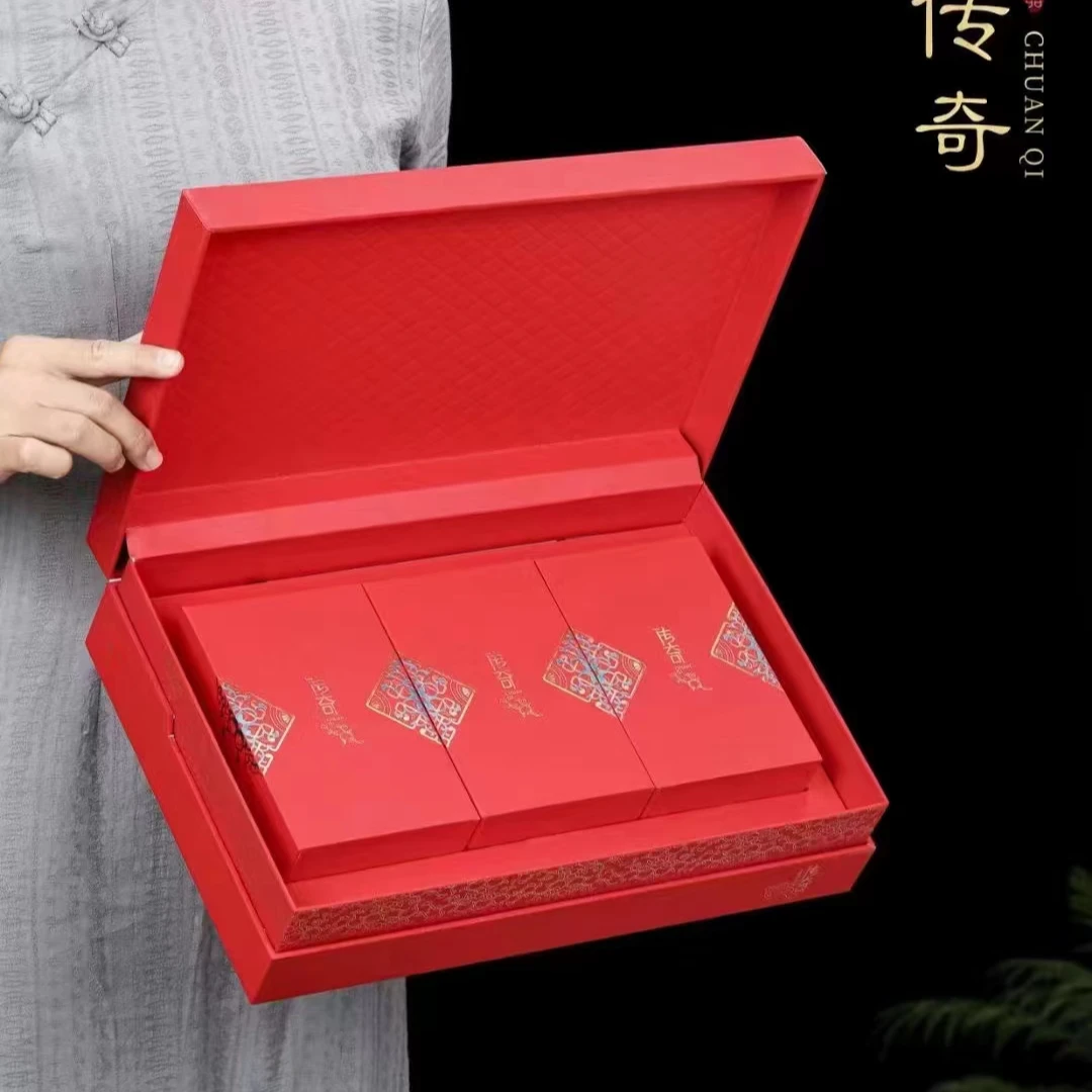 红色传奇3卡盒武夷红茶金骏眉茶叶新茶蜜香型茶叶礼品盒装