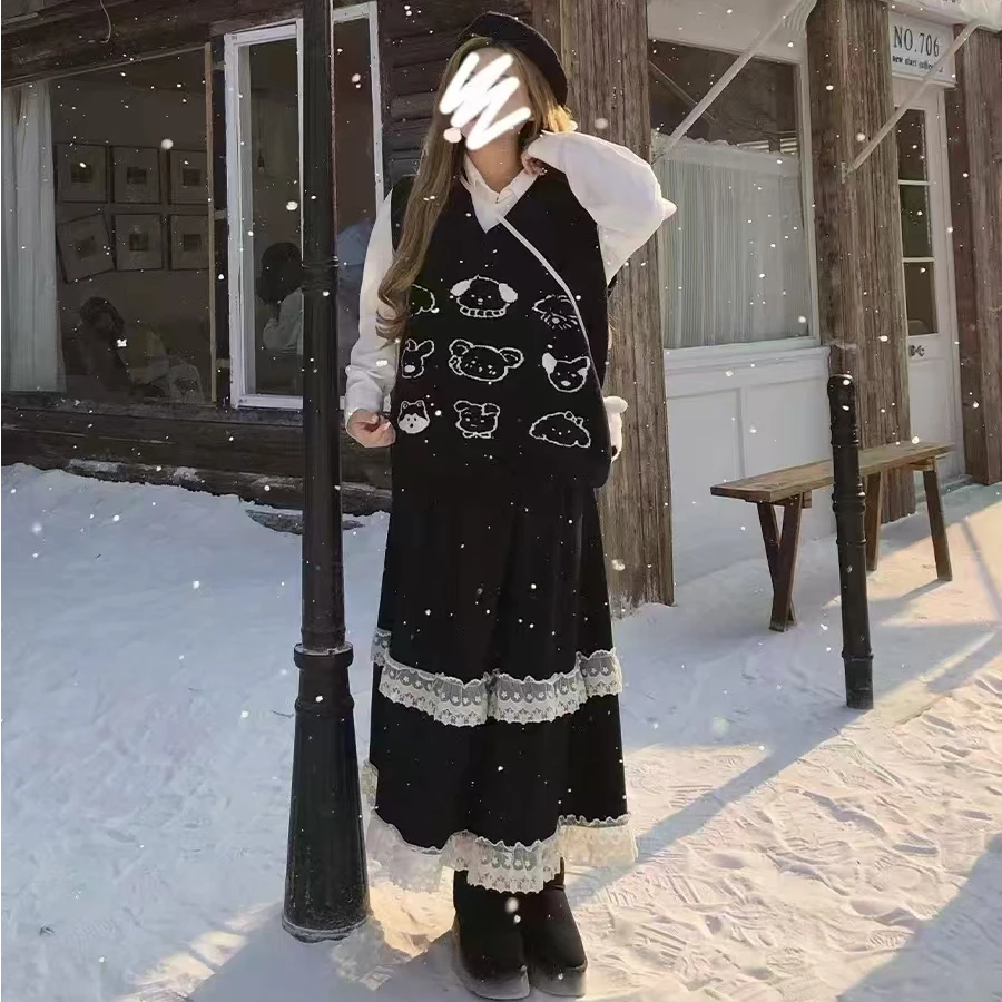 秋季胖MM时尚百搭毛衣套装