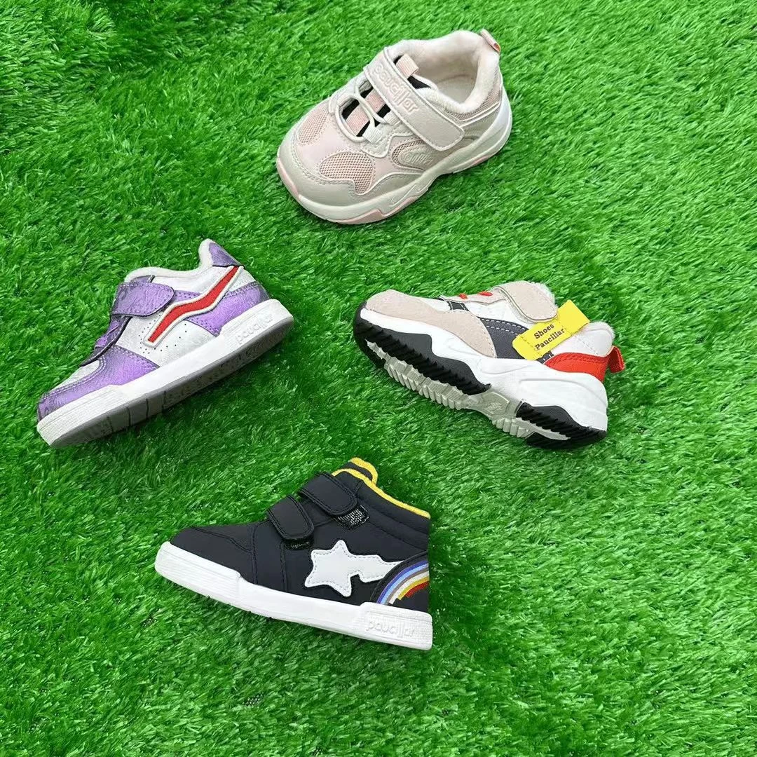 【新款棉鞋】D030-1/学步机能鞋透气软底健康减震机能学步鞋