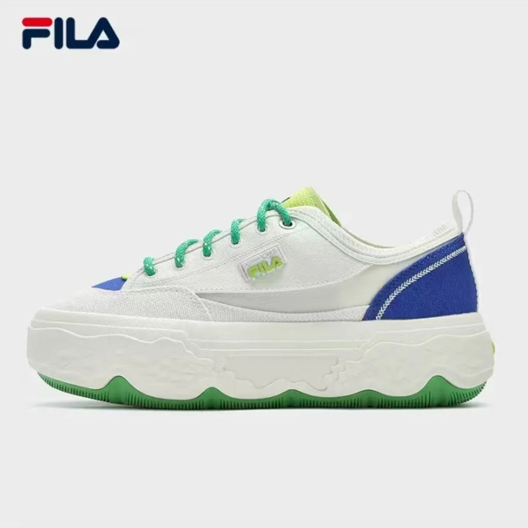 FILA/斐乐男鞋运动情侣夏季岩石鞋时尚百搭增高帆布鞋F12W421301