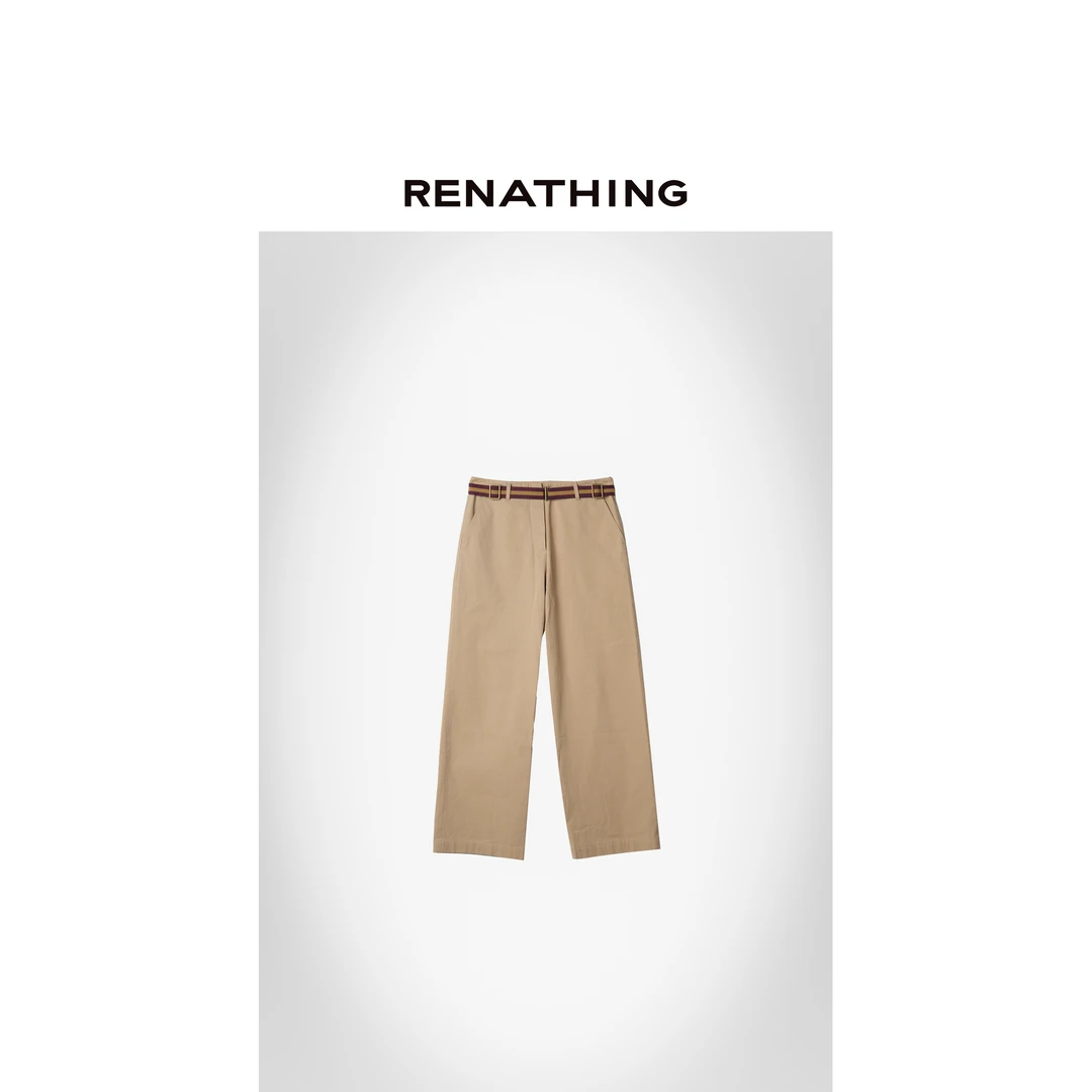 【RENATHING】美式直筒宽松休闲裤