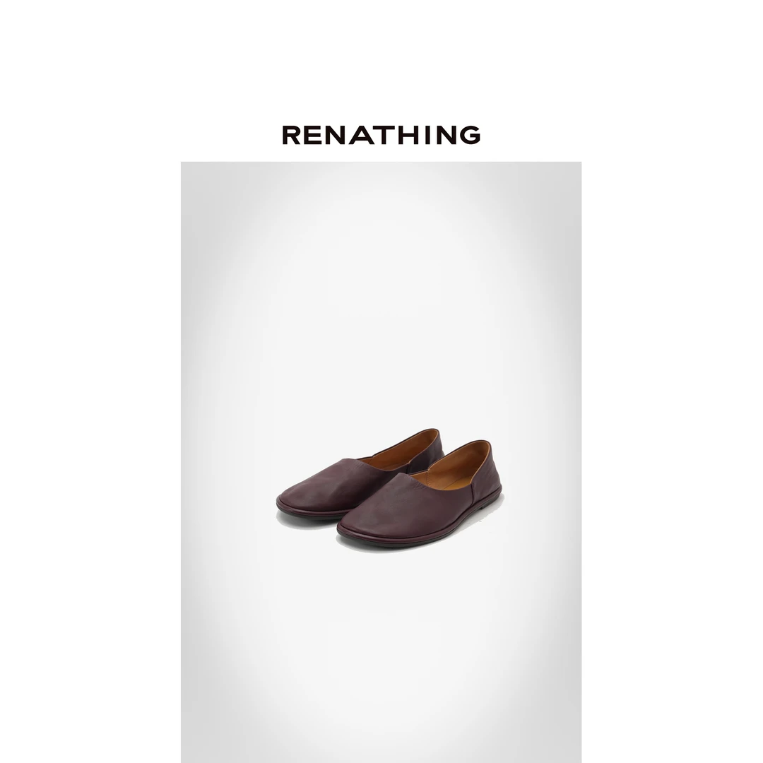 【RENATHING】一脚蹬软面小皮鞋