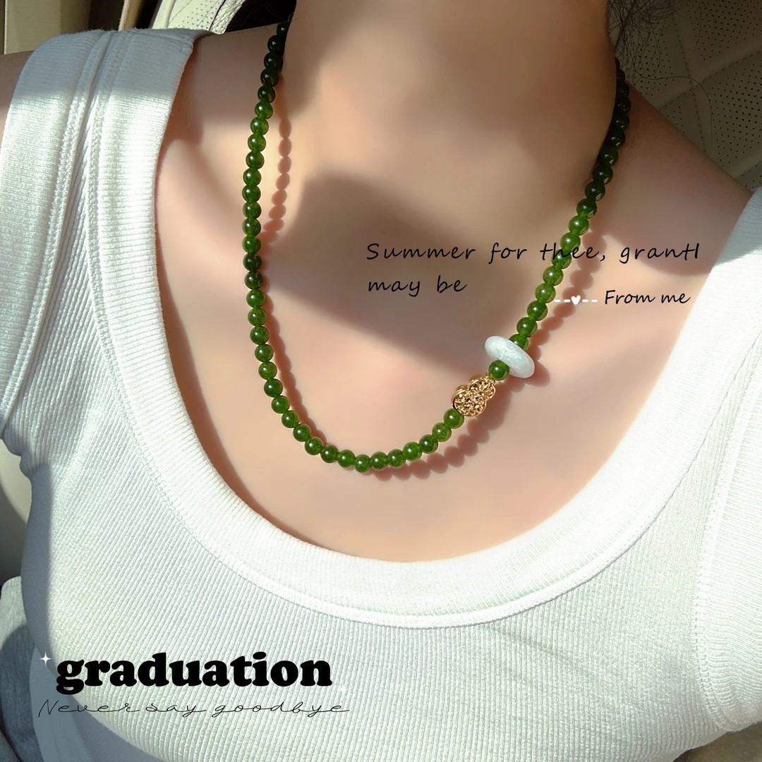 非金属珐琅项链 新款夏季福利平安扣葫芦多圈手链项链