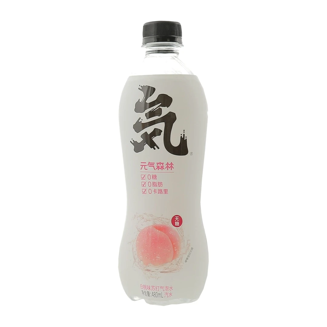 元气森林气泡水 白桃味 480ml