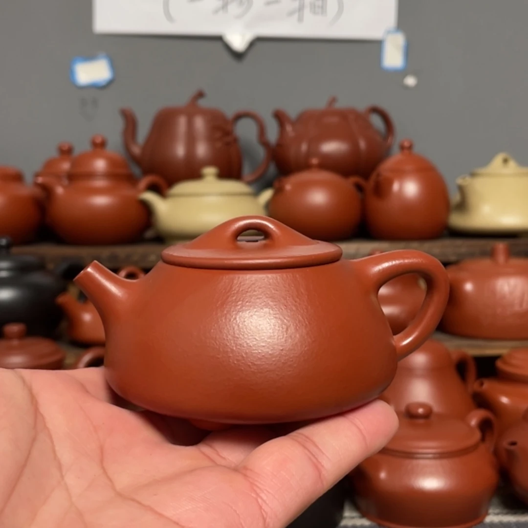 【闪购商品】紫砂茶壶石瓢130容量
