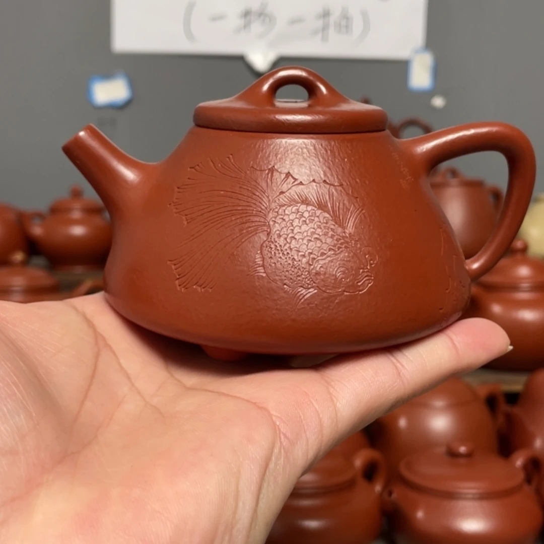 【闪购商品】紫砂茶壶石瓢200容量