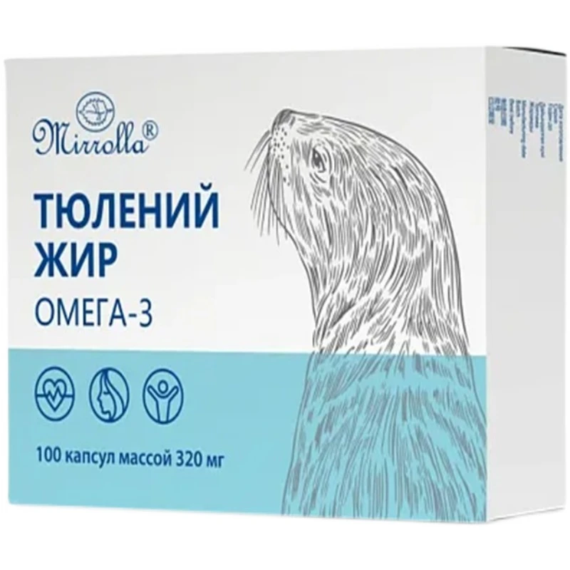 【俄罗斯制造专属】俄罗斯海豹油调和油 粒100粒