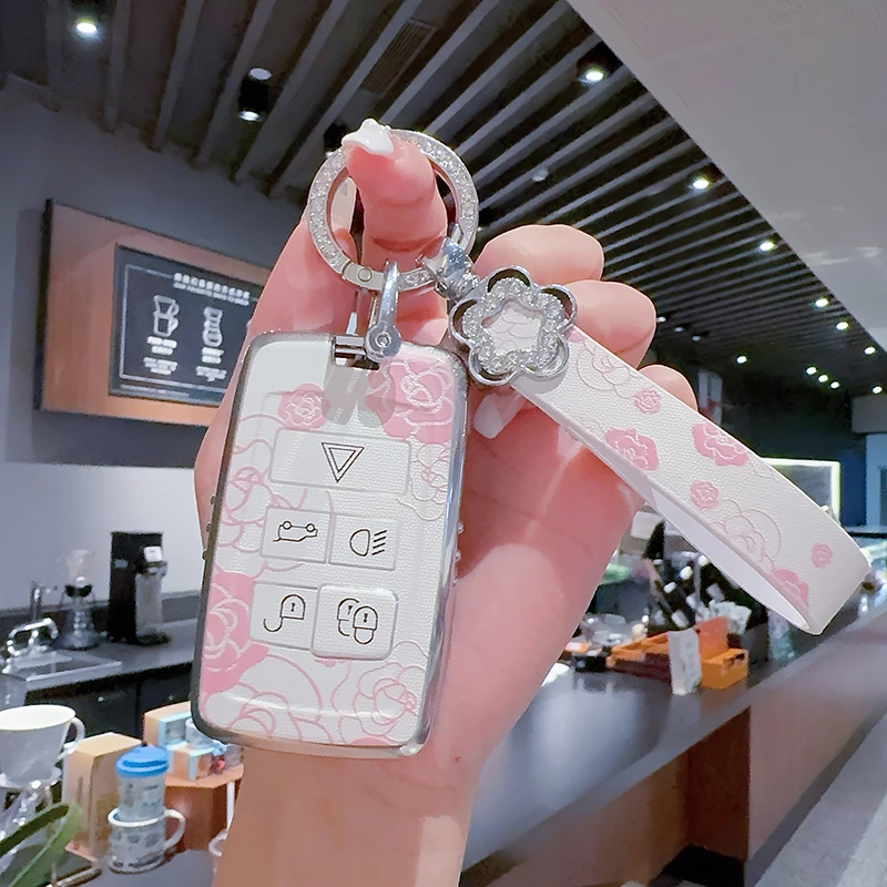 适用于路虎揽胜钥匙套星脉车发现运动版极光L发现神行5/4卫士扣包