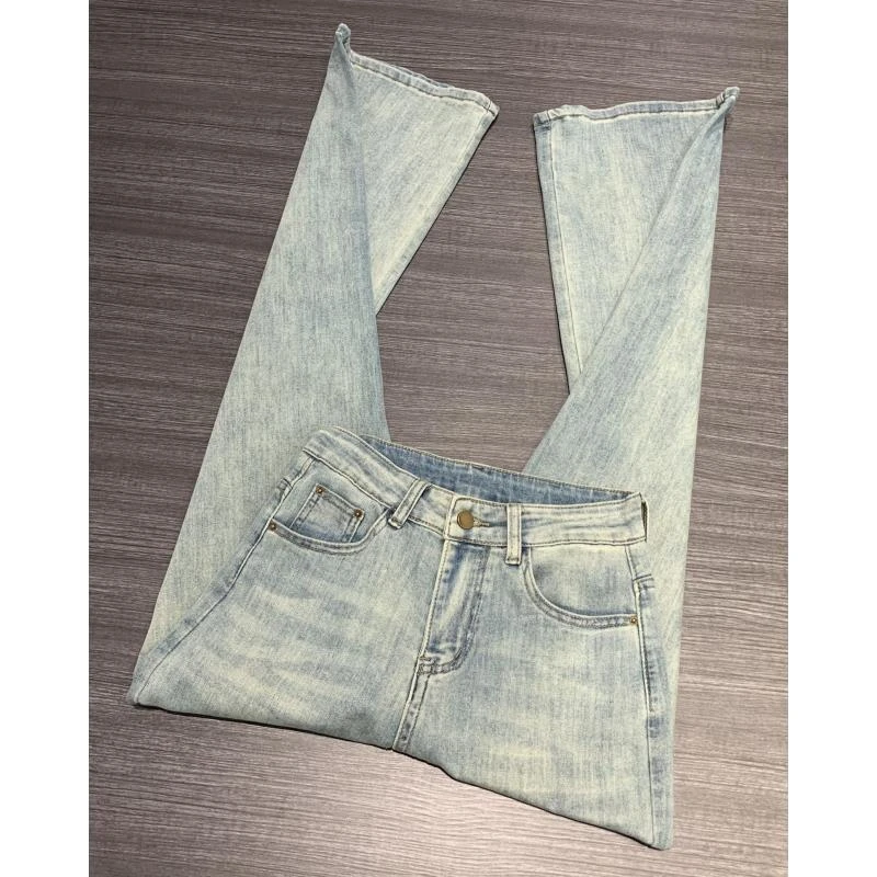 清-玲姐家 送腰带！韩版水洗女士牛仔裤40111