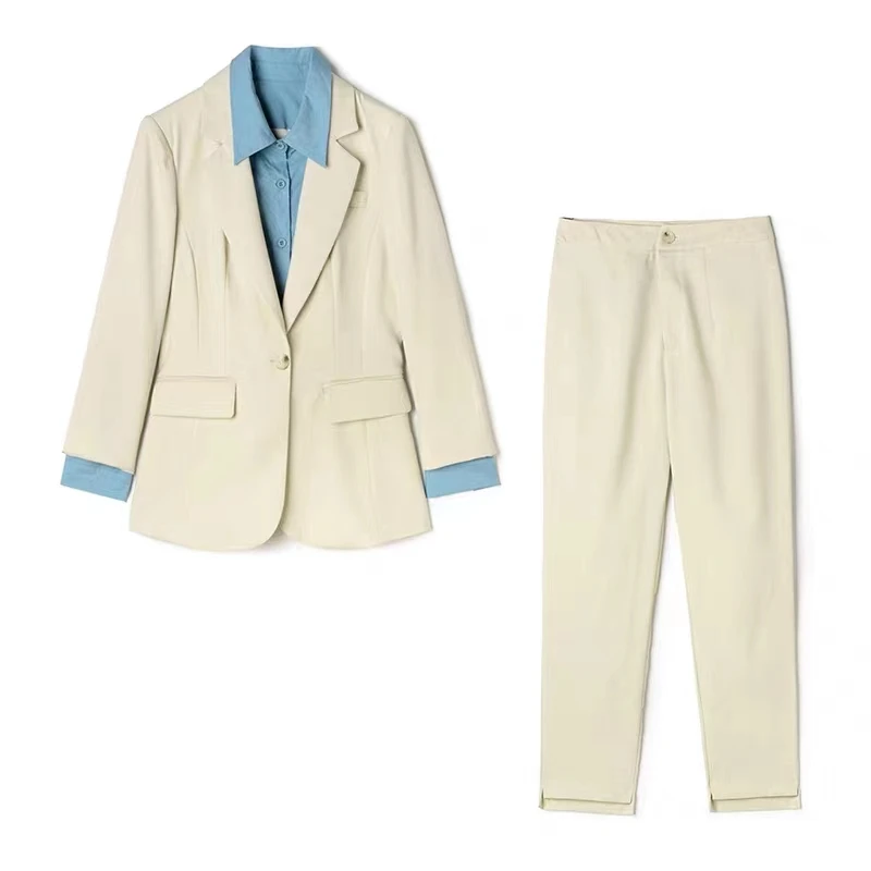 【C1264】百搭韩版休闲气质英伦风时尚套裤RS-YZBR23C059