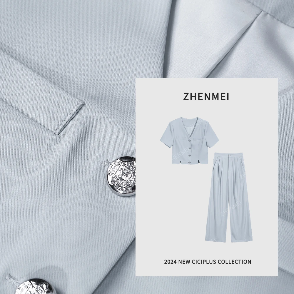 美人访【甄美严选】2024夏季新款高级感潮流时尚气质套装8952037
