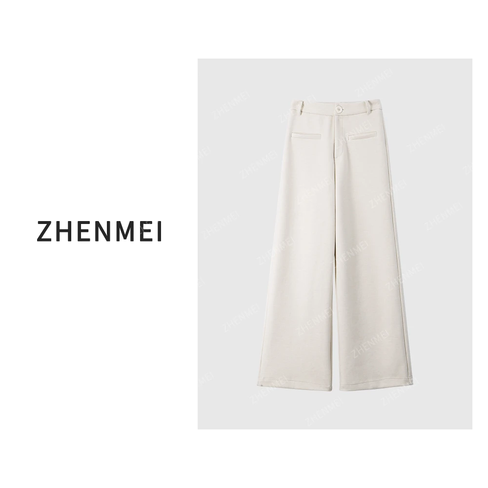 2024冬季新款简约静奢风休闲阔腿裤8701660