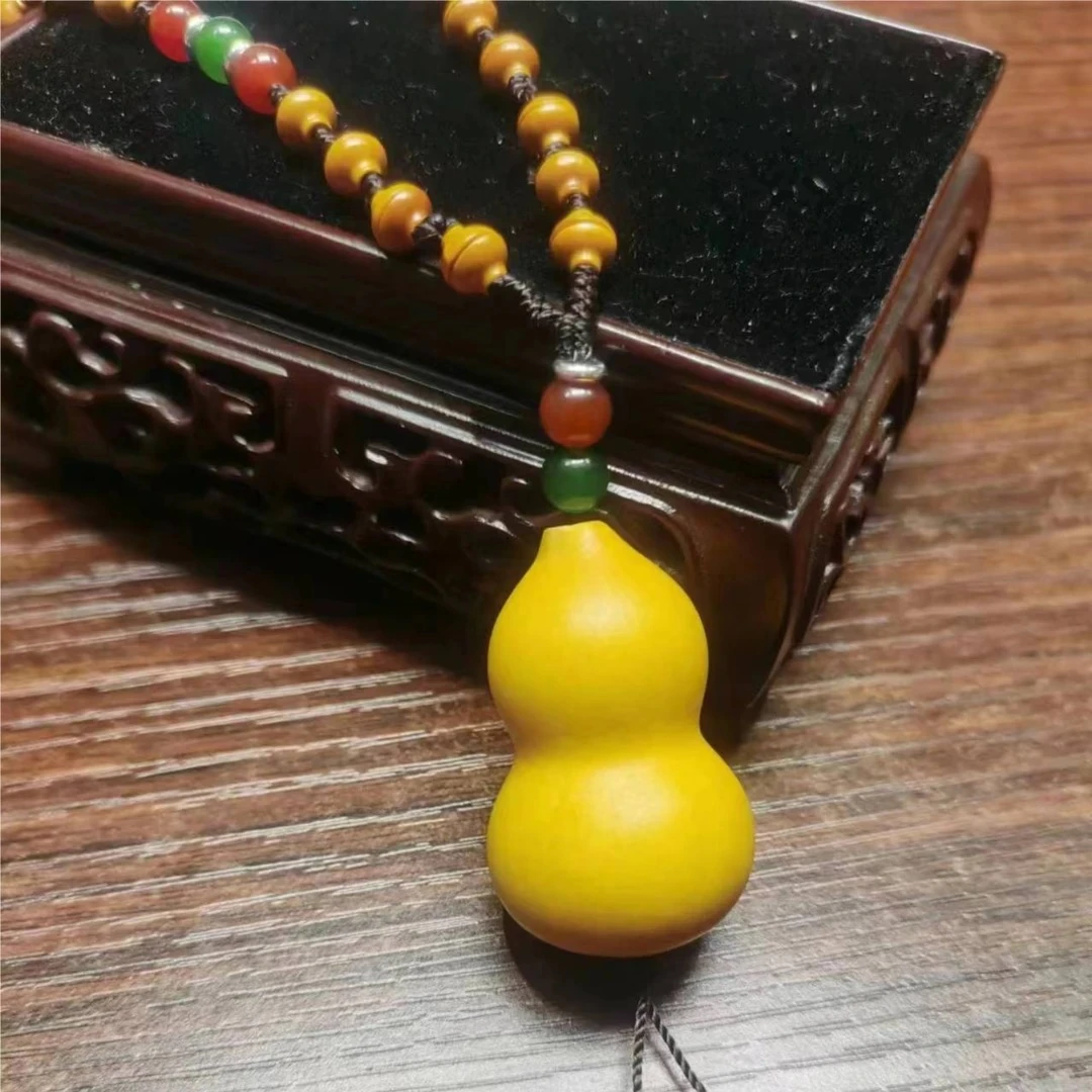 手工原创  天然小葫芦脖挂