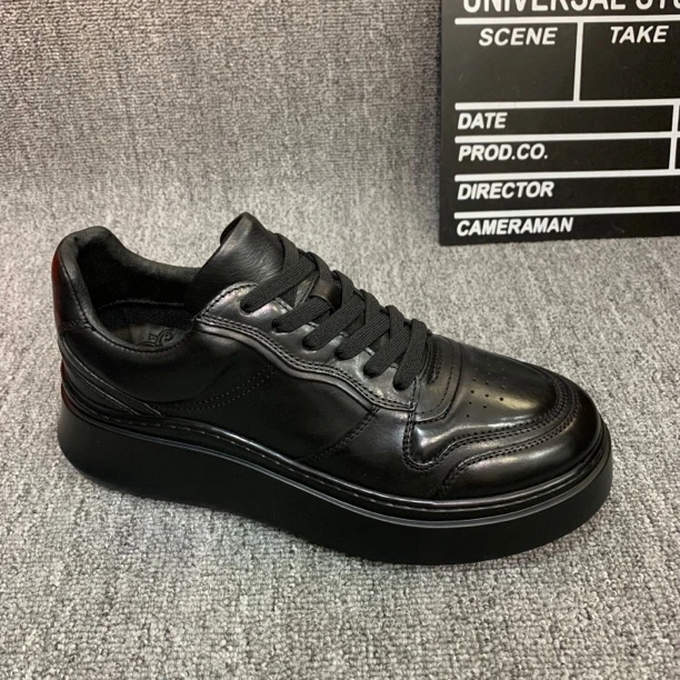 广州高端胎牛皮男鞋，有单有棉！835-1