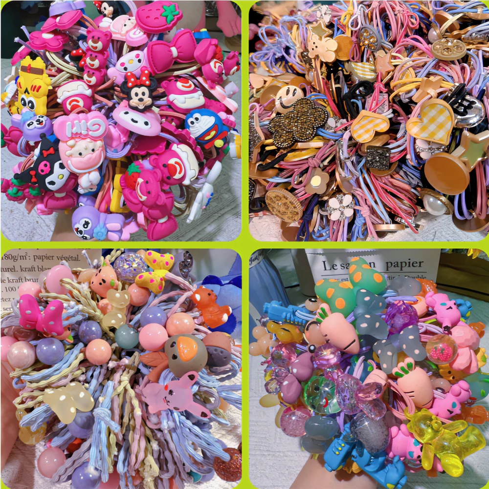 100根高品质配饰批发地摊精品百货店专用时尚可爱耐用高弹力简约