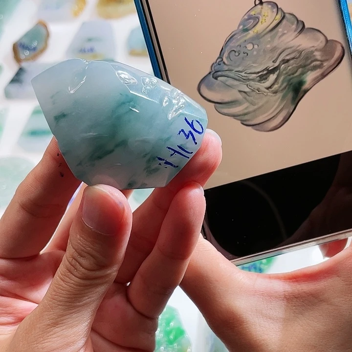 定制翡翠未镶嵌翡翠定制