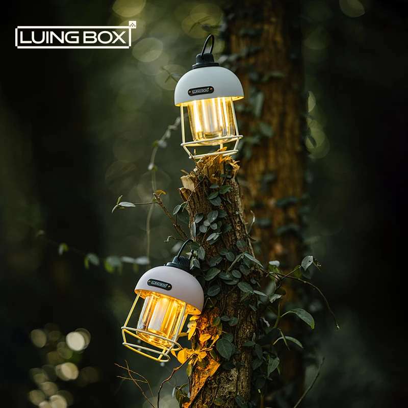 LUING BOX露营盒子 流萤花瓶灯 户外LED照明挂灯手提灯