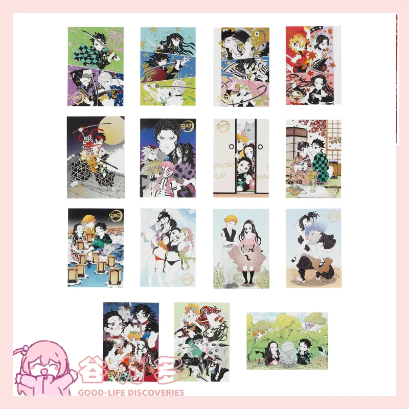【谷力多】鬼灭之刃原画展 箔押明信片 盲盒 日谷