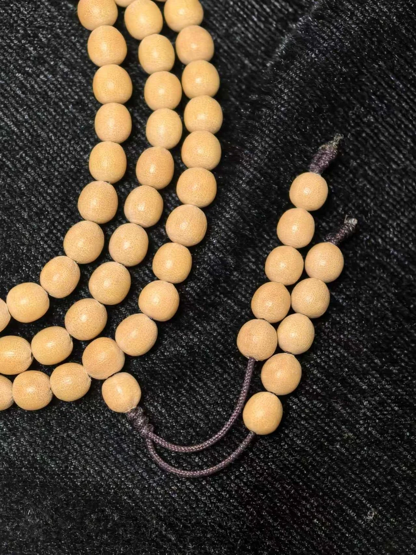 天台山五线菩提百年古树精磨精抛6-7.5mm108颗