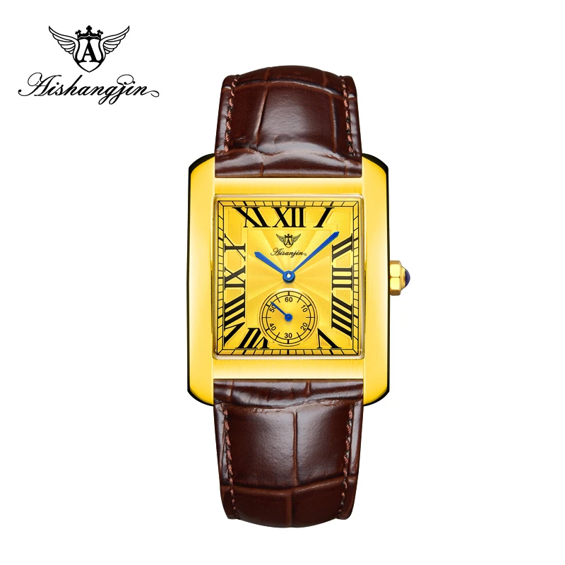 F{坦克}足金黄金制品,光面男女对表轻奢全制动高端腕表8274