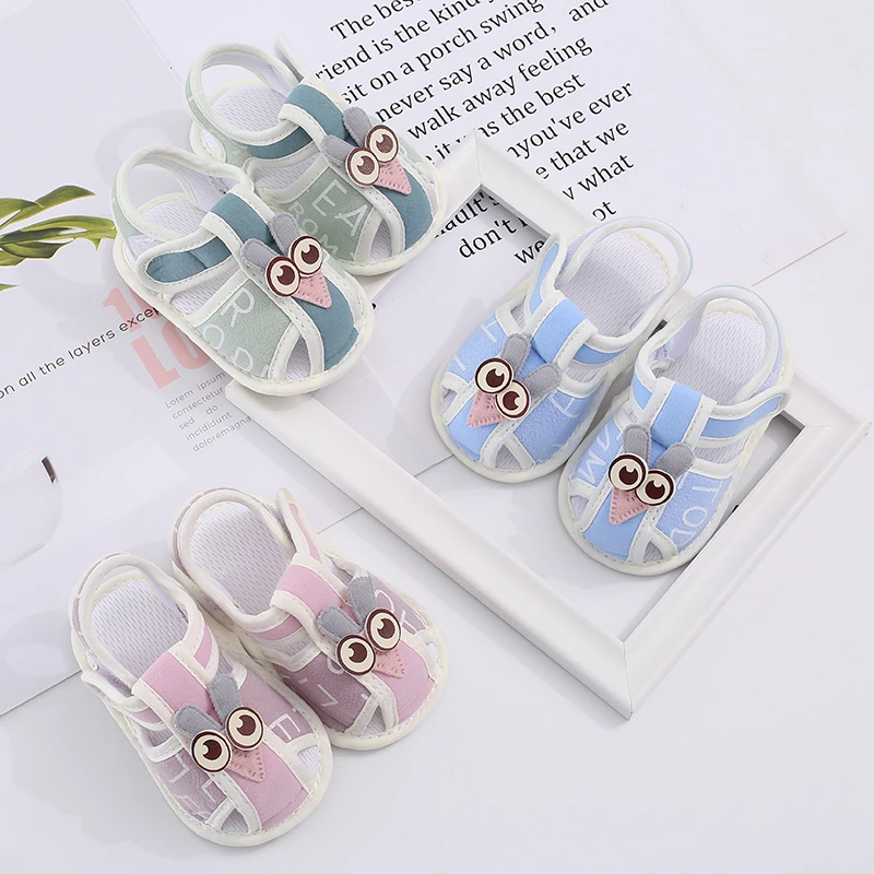 婴幼儿软底学步鞋夏季宝宝凉鞋防滑新生儿步前鞋