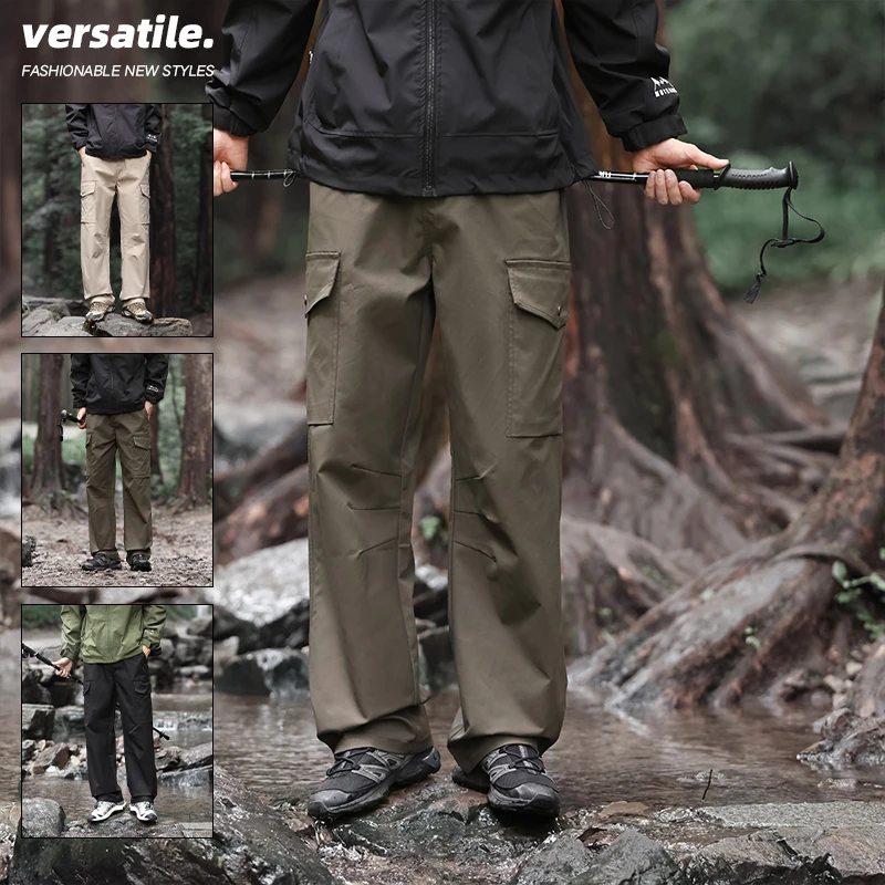 【富富】25春季新款男士裤子抗皱耐磨工装裤休闲百搭舒适速干QL6806