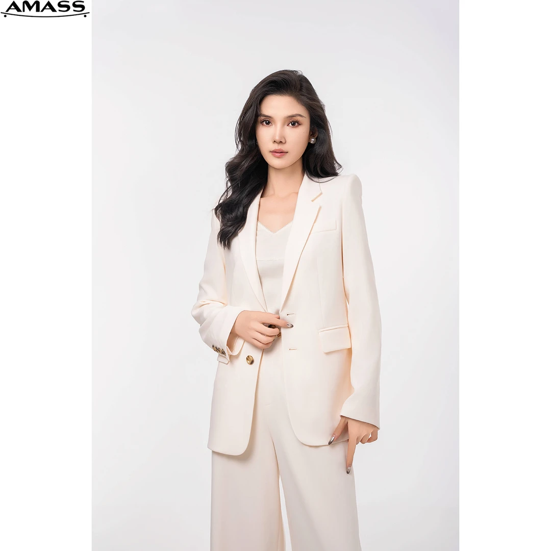 AMASS/阿玛施新款轻奢气质西装外套女轻职风时尚设计感 5400999