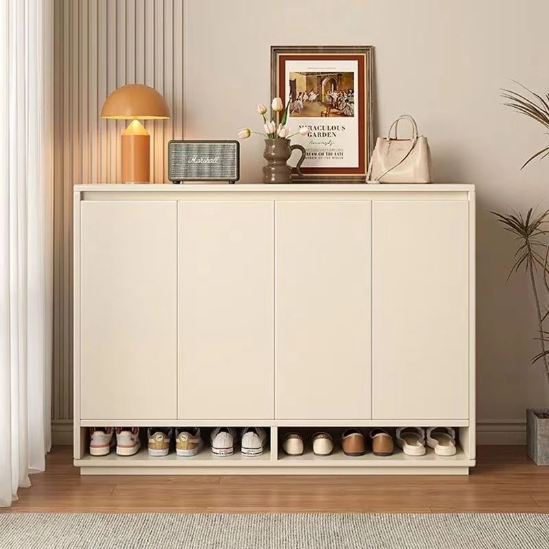 实木鞋柜家用门口玄关柜一体新款2025爆款入户门储物柜楼道外鞋架