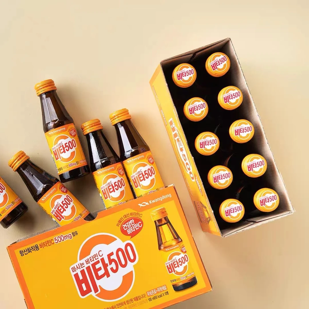 韩国维他500苹果味维生素饮料2箱20瓶