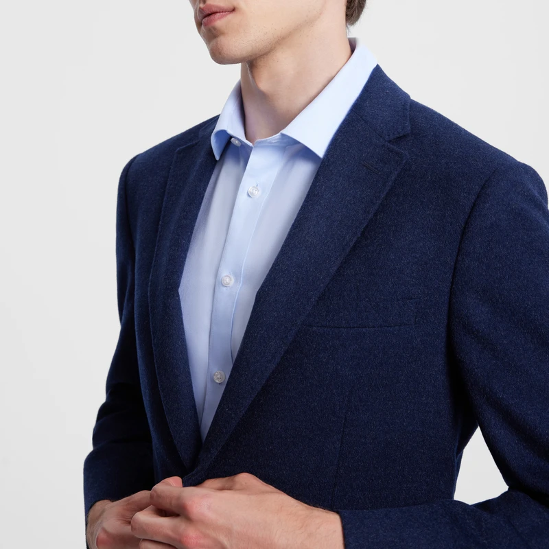 【羊绒羊毛】雅戈尔男2024中青年轻奢商务休闲正装混纺羊绒单西