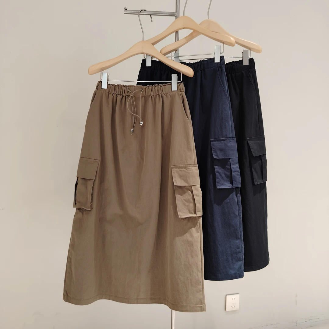 00975卷耳24AW66062工装半裙