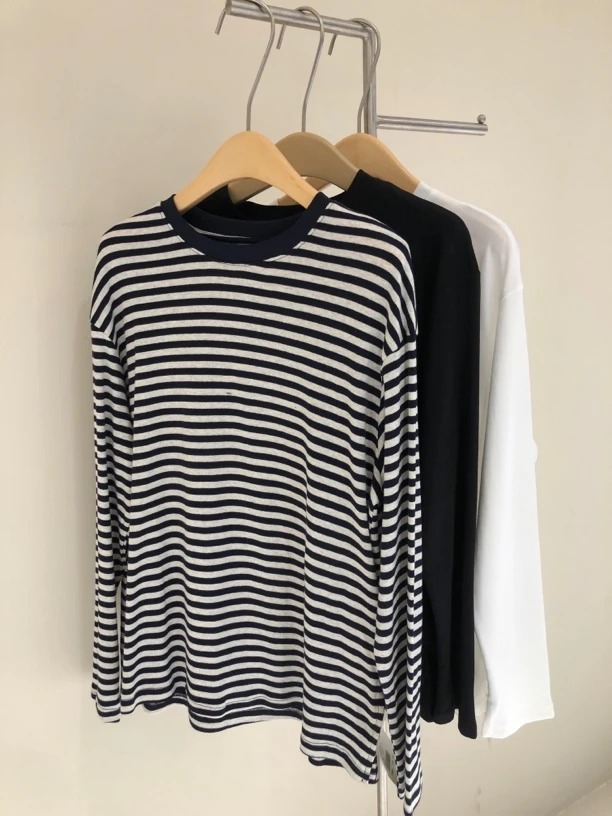 00932卷耳24AW62241腰部刺绣长袖T