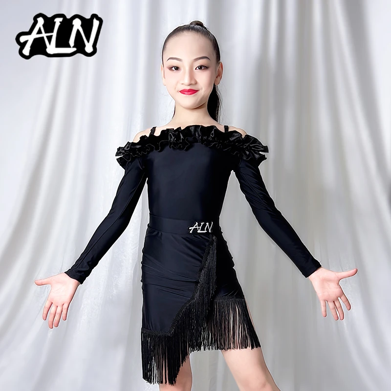 套装夏季艾琅纳版服新款女儿童日常专业练功服演出比赛长袖分体