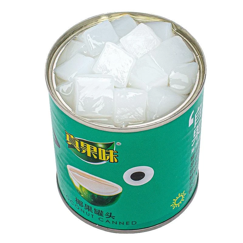 糖水纯椰果罐头大果粒椰果王水果制作商用新鲜开罐即食小零食