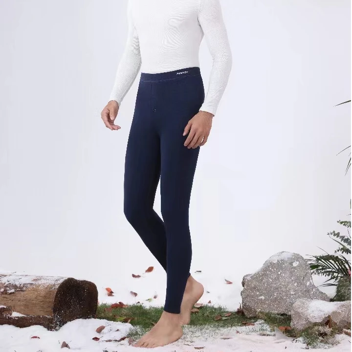 线下199#男士冬季三合一聚暖锁温热感打底裤2562