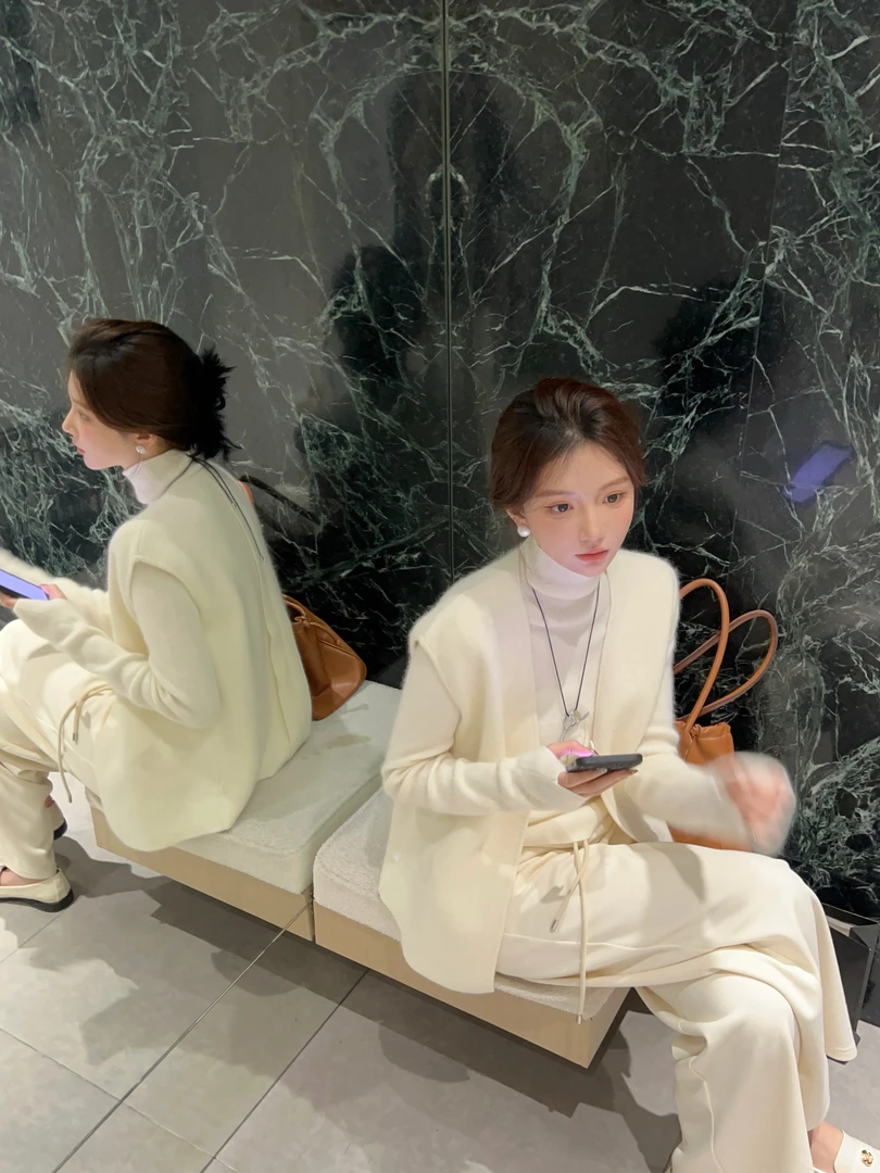 【芝士Cheese】巴洛克幻想 气质针织时尚百搭女士个性无袖纯色马甲