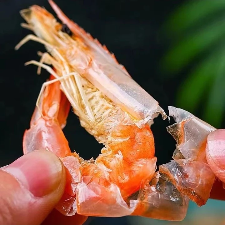 【粉丝福利】虾干/烤虾虾干4-7cm（每斤150-180只，少许黑头）即食大虾