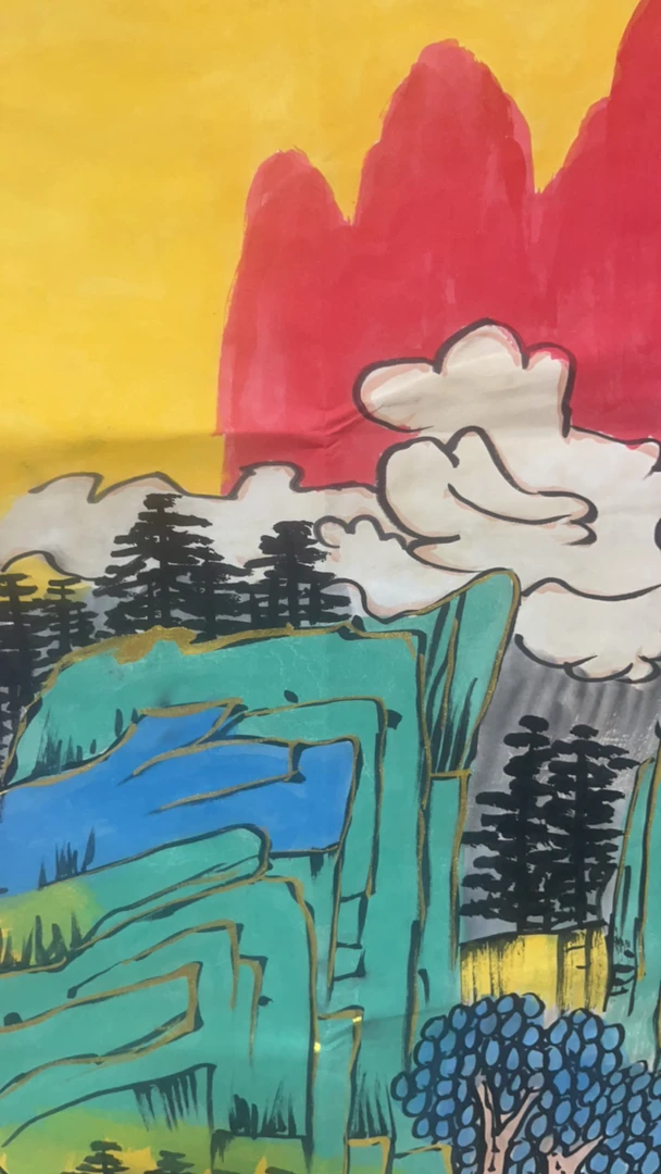 丹青藏馆-宣纸136x69横幅大作