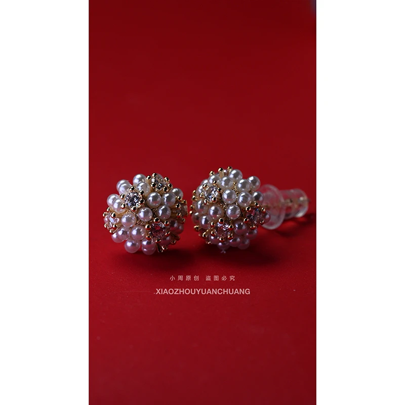 {花蕾推荐}法式独特珍珠饰品款潮轻奢小众设计高级感饰品女