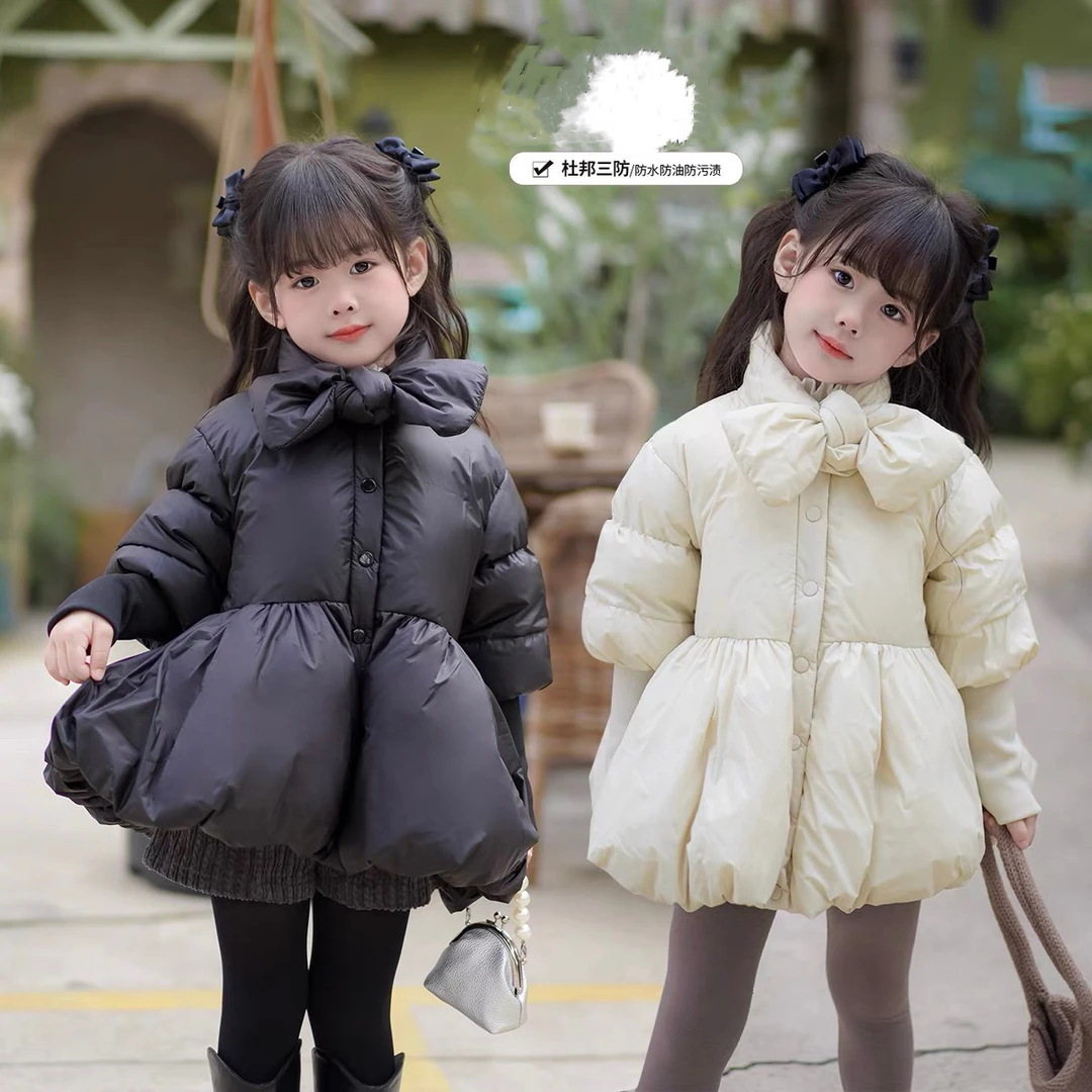 女童棉衣新款2025儿童洋气冬季宝宝棉服冬装小童加厚棉袄外套