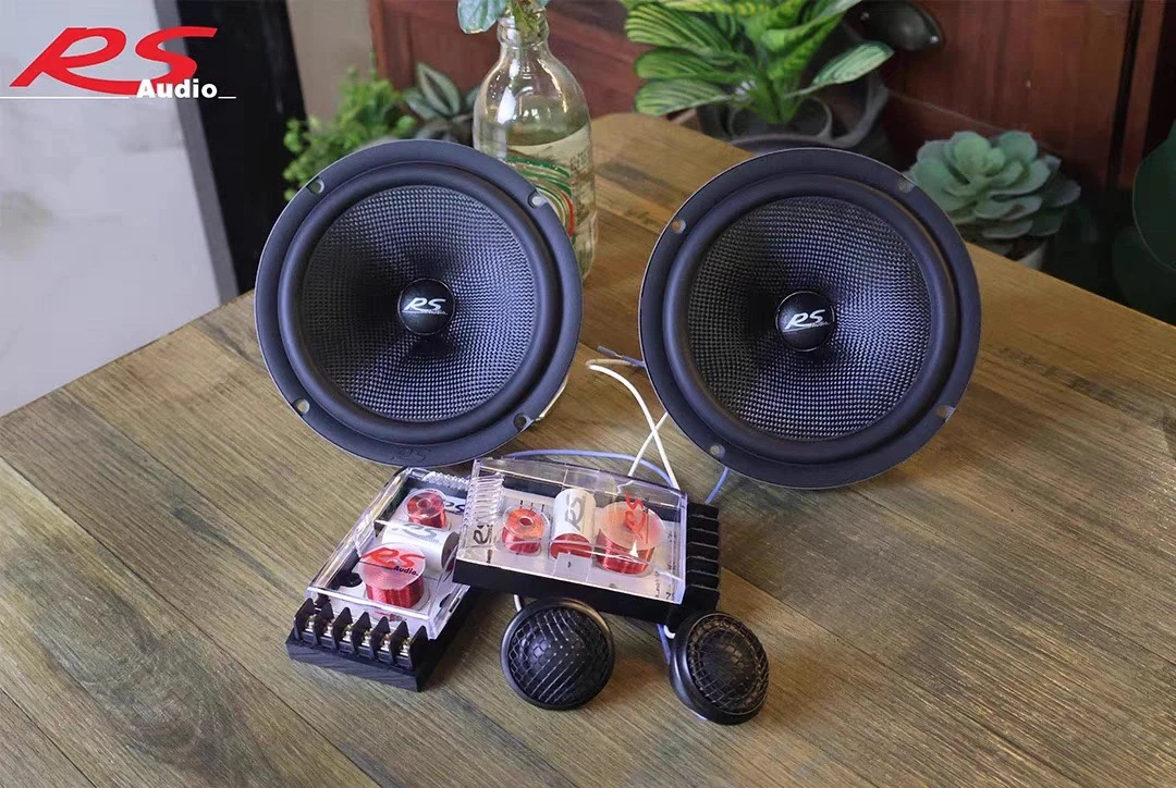 汽车喇叭发烧级德国RS新节奏套装两分频车载音响改装音乐高音喇叭