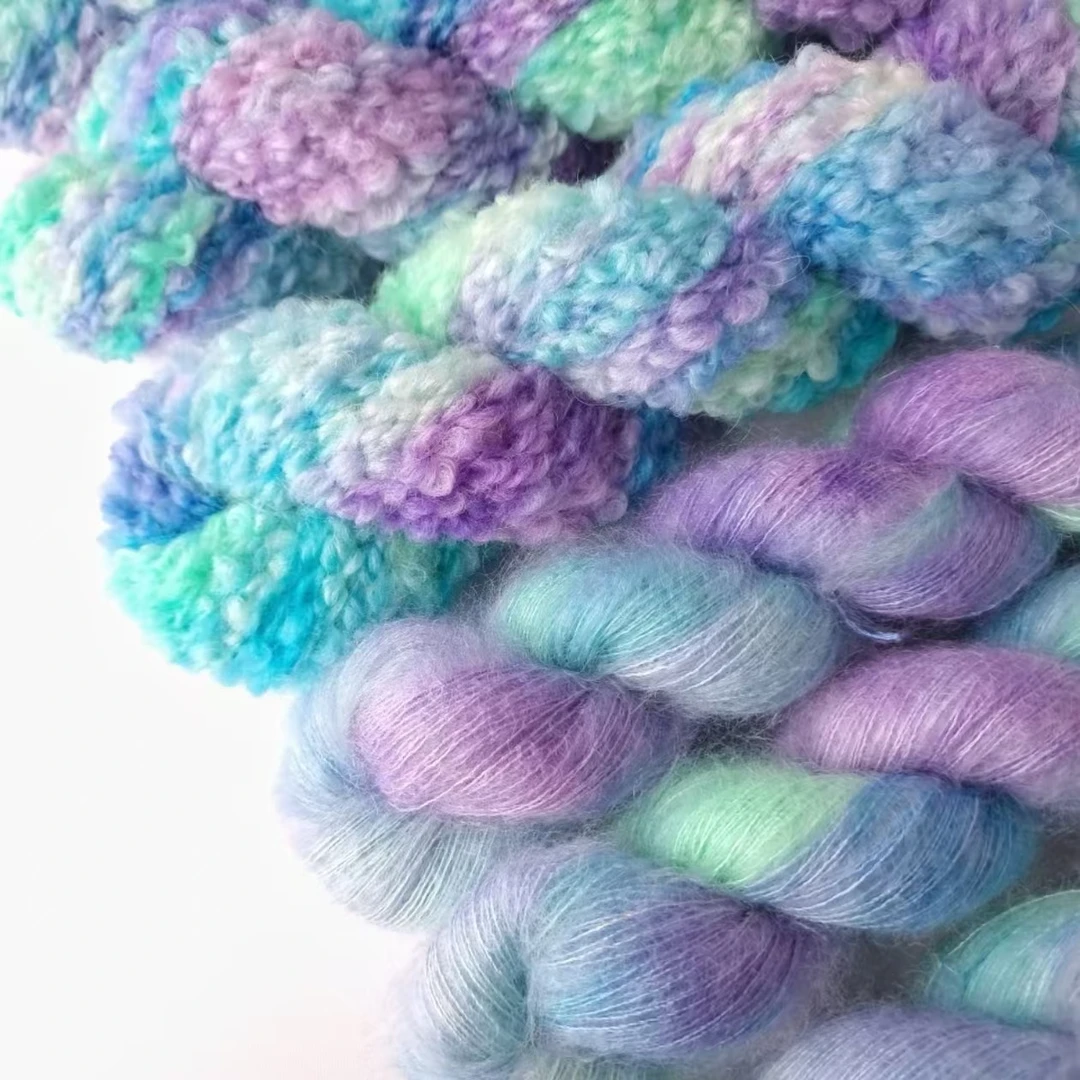 【小徐手编甄选】山羊绒真丝马海毛编织毛线手工毛线补单链接